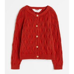 H&M Girls' Cable Knit Sweater - Ribbed Cardigan